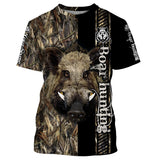 Maxcorners Boar Hunting Customize Name 3D Shirts