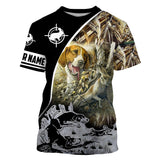 Maxcorners Rabbit Hunting With Beagle Customize Name 3D Shirts