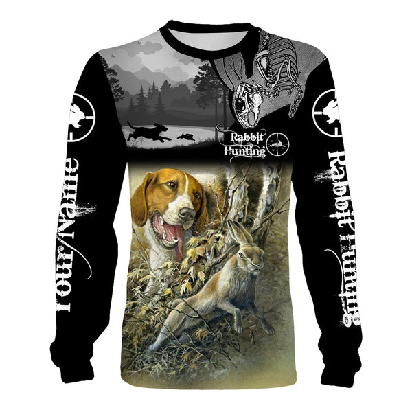 Maxcorners Rabbit Hunting Customize Name 3D Shirts