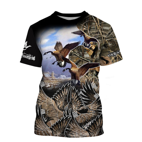 Maxcorners Waterfowl Hunting Customize Name 3D Shirts