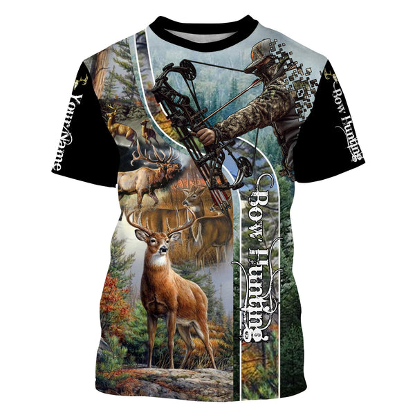 Maxcorners Bow Hunting Customize Name 3D Shirts