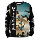 Maxcorners Duck Hunting  Custom Name Shirt 3D All Over Printed Clothes