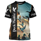 Maxcorners Duck Hunting  Custom Name Shirt 3D All Over Printed Clothes