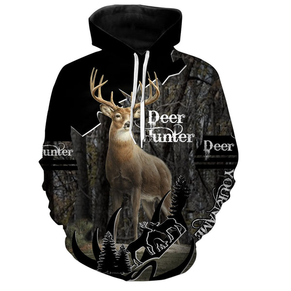 Maxcorners Deer Hunting Customize Name 3D Shirts