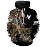 Maxcorners Personalized Duck Hunting Waterfowl Camo Shirts for Men, Kid, Duck Hunting clothes, hunting gifts LM2608