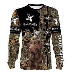 Maxcorners Duck Hunting Customize Name 3D Shirts