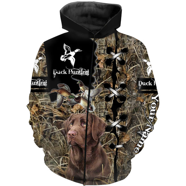 Maxcorners Duck Hunting Customize Name 3D Shirts