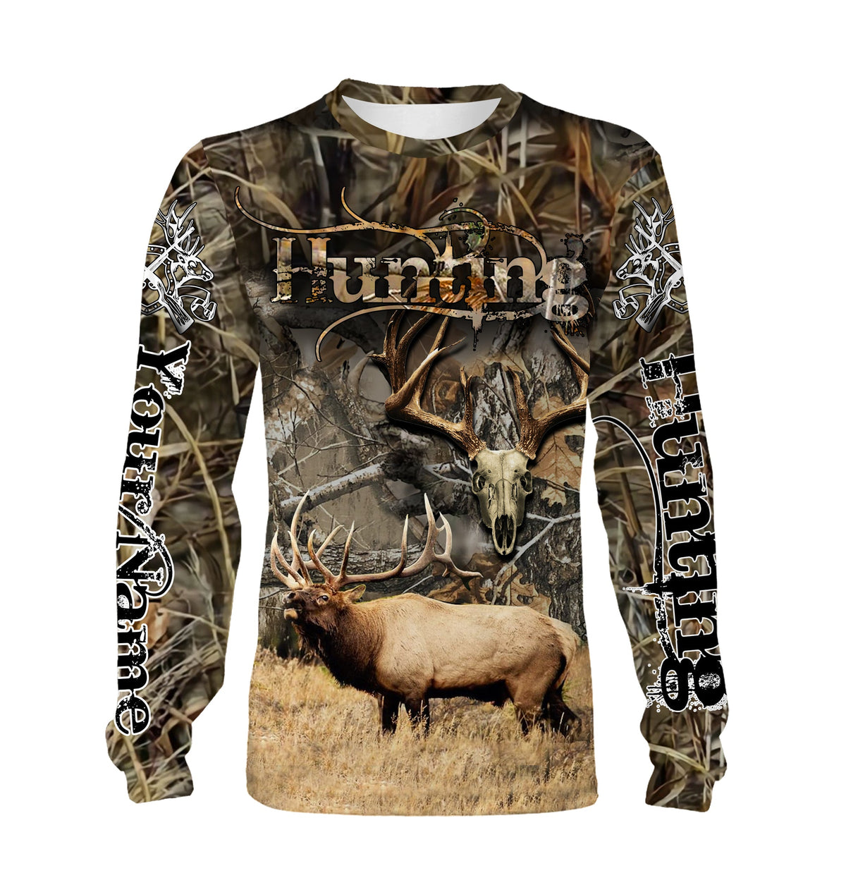 Maxcorners Hunting Customize Name 3D Shirts