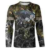 Maxcorners Deer Hunting Grim Reaper Camouflage Shirts for Deer Hunters, Personalized Hunting Shirts LM2608