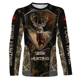 Maxcorners Best Deer Hunting Camouflage Custom Name Shirt 3D All Over Printed Clothes