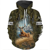 Maxcorners Best Deer Hunting Camouflage Custom Name Shirts For Hunter, Deer Hunting Gifts