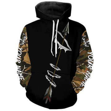 Maxcorners Archery Bow Hunting Custom Name Shirts - Personalized Bowhunting Gifts Shirts for Adult and kid 1 LM2608