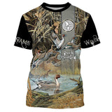 Maxcorners Duck Hunting Customize Name 3D Shirts