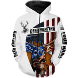 Maxcorners Custom Name American Deer Hunting Shirt 3D All Over Printed Clothes