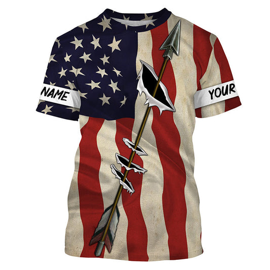 Maxcorners Archery Bow Hunting Ohio flag custom Name 3D All over print Shirts - Archers Gifts for Adult and Kid 4 LM2608