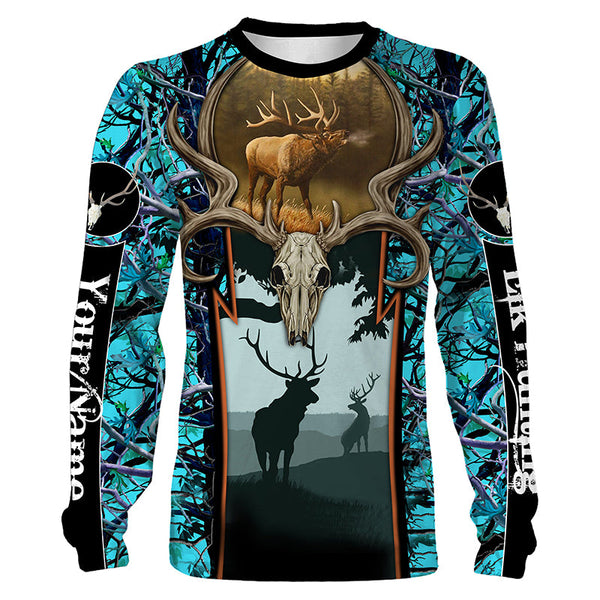 Maxcorners Best Elk Hunting Customize Name 3D Shirts