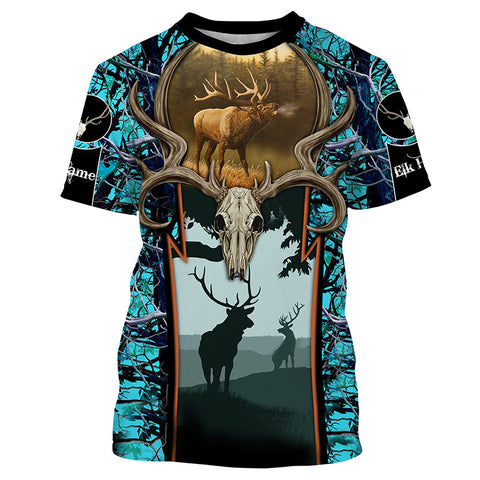 Maxcorners Best Elk Hunting Customize Name 3D Shirts