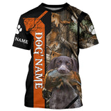 Maxcorners German Shorthaired Pointer Dog Pheasant hunting Camo customized Name Shirts for Hunters LM2608