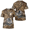 Maxcorners Personalized Wild Hog Hunting Camo Full Printing Shirts, Boar Hunting Gifts, Hunting Season LM1109