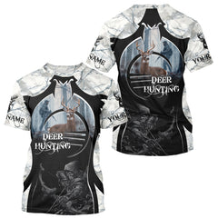 Maxcorners Best Buck Deer Hunting Clothes Winter Camo Grim Reaper Design Custom Name For Hunters LM2608