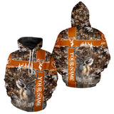 Maxcorners Whitetail Deer Hunting Season Shirt 3D Buck Design Custom Hunting Gift Camouflage Deer Shirts LM2608