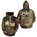 Maxcorners Deer hunting Shirt 3D All Over Print With Texas Flag & Forest Camo Best Gift For Hunter LM2608