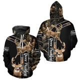 Maxcorners Best Deer Hunting Shirt Jumping Deer Custom Name Camo Clothes For Deer Hunters Gifts LM0910