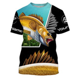 Maxcorners Walleye Fishing Customize Name 3D Shirts
