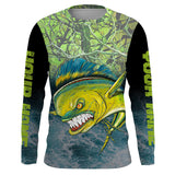 Maxcorners Angry Mahi Mahi Fishing 3D Shirts Customize Name