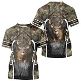 Maxcorners Deer Hunting Forest Camo 3D All Over Printed Shirts - Mule Deer Hunting Season, Hunting Clothes LM2608