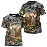 Maxcorners Deer Hunting Custom Name Camo Shirts - Personalized Hunting Clothes for Deer Hunting Seaso LM2608