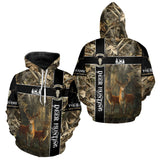 Maxcorners Best Camouflage Deer Hunting Shirt for Hunter, Deer Hunting Crew Shirt, Hunting Gifts LM2608
