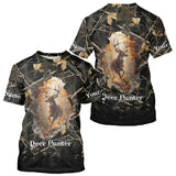 Maxcorners Personalized Whitetail Deer Hunting Camo 3D Print Custom Name Shirts, Hunting Gifts LM0409