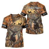 Maxcorners Fall Season Orange Camo Whitetail Deer Hunting Shirt - Hunting Clothes for Men, Deer Hunting Gift LM2608