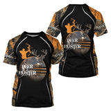 Maxcorners Deer Bow Hunting Orange Camo Custom Name Shirts, Personalized Deer Hunting Clothes, Hunting Gifts LM0409