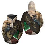 Maxcorners Mallard Duck Hunting Shirts, Personalized Hunting Clothes, Duck Hunting Camo Shirts, Duck Hunting Gifts LM2608