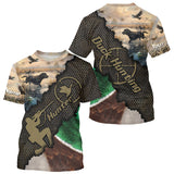 Maxcorners Mallard Duck Hunting Shirts, Personalized Hunting Clothes, Duck Hunting Camo Shirts, Duck Hunting Gifts LM2608