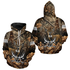 Maxcorners Deer Hunting Custom Name Camouflage Hunting Clothing, Deer Hunting Shirt, Hunting Gifts MT1511