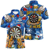 Maxcorners Darts And Beer Personalized Darts Men Polo Shirt