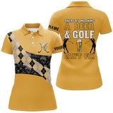 Max Corners There Is Nothing A Beer & Golf Can'T Fix Customized Name 3D Golf Polo Shirt For Women