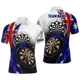 Maxcorners Australia Flag Darts Polo Shirt Custom Darts Shirt