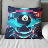 Personalized 8 Ball Billiard Game 3D Pillow Custom Best Billiard Pillows