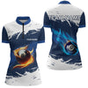 Maxcorners Personalized Fire 8 Ball Pool Billiards Shirts For Men And Women, Blue Billiard Jerseys Custom Pool Team Shirt