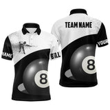 Maxcorners Funny Billiard Player Personalized Name 3D Shirt