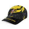 Maxcorners Billiard Yellow Black 9 Ball Pool Personalized Name 3D Cap