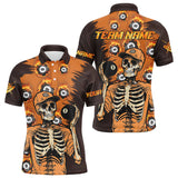 Maxcorners Shut Up And Shoot Skull 8 Ball Billiard Pool Team Jerseys Polo & 1/4 Zip
