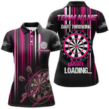 Maxcorners Darts Darts Throwing Skills Loading Customized Name, Team Anme 3D Polo Shirt