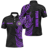 Maxcorners Purple Tribal Darts Jersey Customized Name, Team Name 3D Shirt Unisex