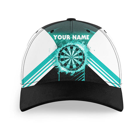 Maxcorners Darts  Fire Flame  Personalized Name 3D Cap