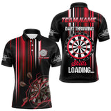 Maxcorners Red Throwing Skills Loading Custom Darts Shirt League Jersey Outfit Polo & 1/4-Zip
 LM2608